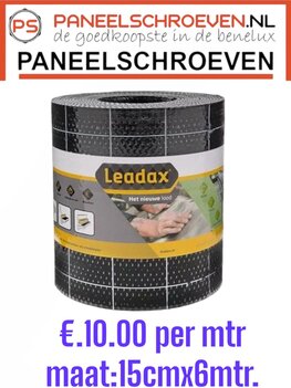 Leadax loodvervanger 15cm x 6 meter