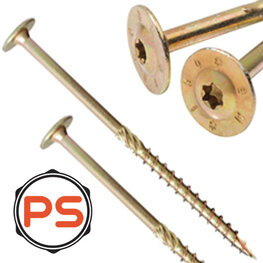 Tellerkopschroeven Verzinkt 6,0 x 40 100st.