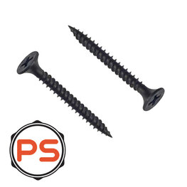 Gipsplaatschroeven Zwart Gefosfateerd 3,5 x 25 100st. (Fijn)