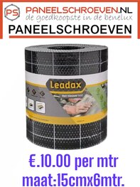 Leadax loodvervanger 15cm x 6 meter