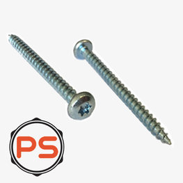 Spaanplaatschroeven Verzinkt 4,0 x 35 Bolkop Torx 200st.