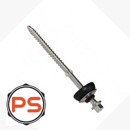 Golfplaatbouten RVS 6,5 x 130 met Boorpunt 100 stuks