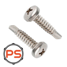 Plaatschroeven Verzinkt 4,2 x 25 200st. Philips Bolkop DIN7504M