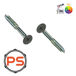 Spaanplaatschroeven op kleur Verzinkt 6,0 x 180 Platkop Pozidrive 200st. Spaanplaatschroeven op kleur Verzinkt 6,0 x 180 Platkop Pozidrive 200st.